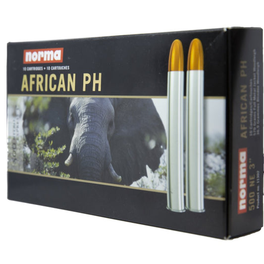 500 Nitro Express 3” Norma African PH 570gr FMJ Woodleigh