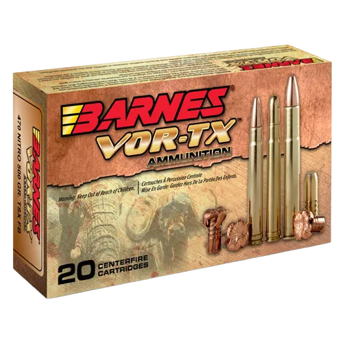 470 Nitro Express Barnes 500gr TSX FB