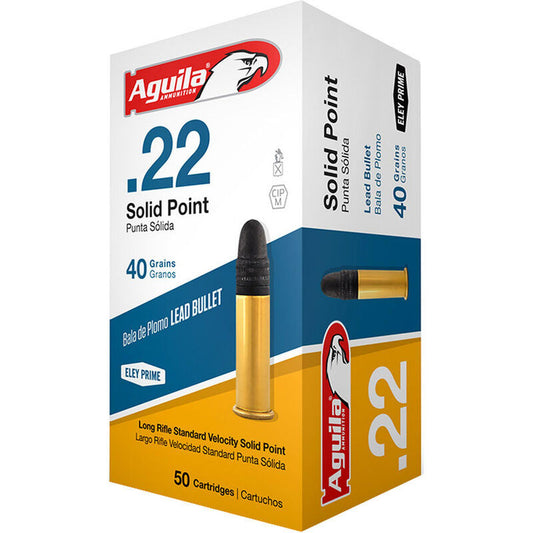 22 LR Aguila 40gr Lead Bullet