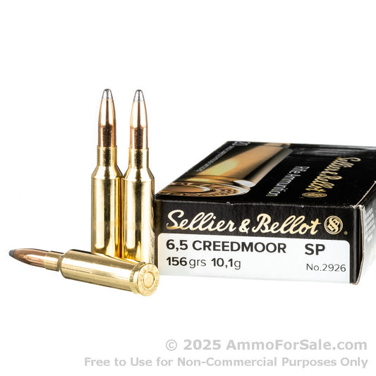 6.5 Creedmoor Sellier & Bellot 156gr SP