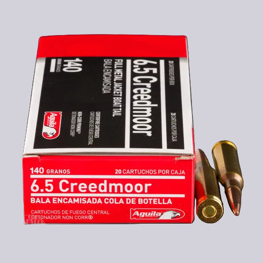 6.5 Creedmoor Aguila 140gr FMJ BT