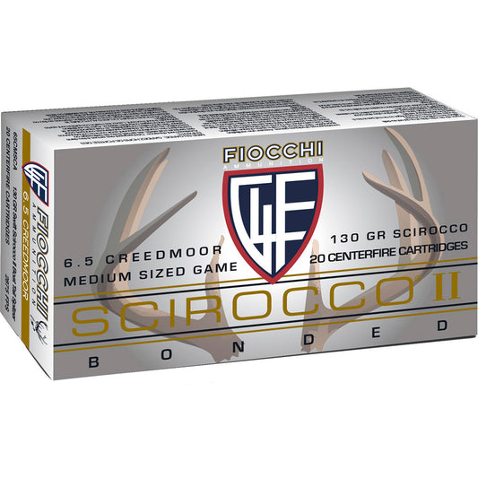 6.5 Creedmoor Fiocchi 130gr Scirocco