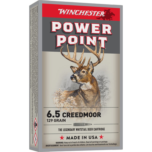 6.5 Creedmoor Winchester 129gr Power Point