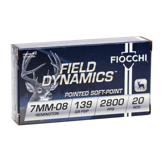 7mm-08 Rem Fiocchi 139gr Field Dynamics