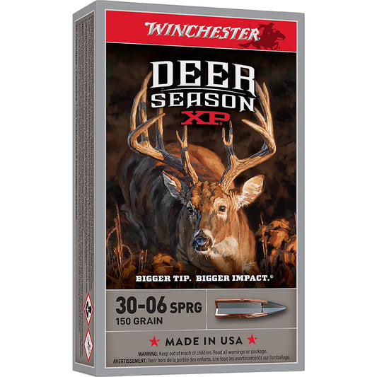 30-06 Springfield Winchester Deer Season XP 150gr Extreme Point 2910 fps 20rds