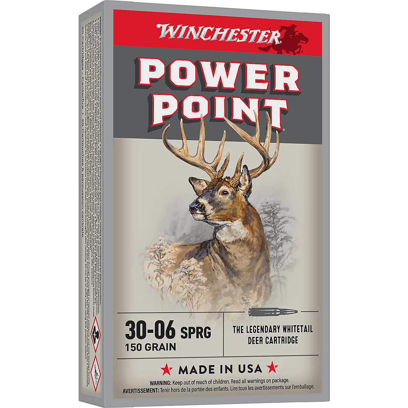 30-06 Springfield Winchester Super-X 165gr Power-Point 2800 fps 20rds
