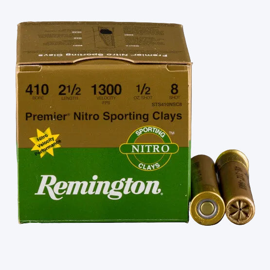 Remington Premier STS Nitro Sporting Clays 410GA 2 1/2 1300FPS 1/2OZ #8