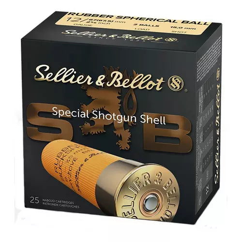 Sellier & Bellot 12ga Rubber ball Special Shotgun Shell