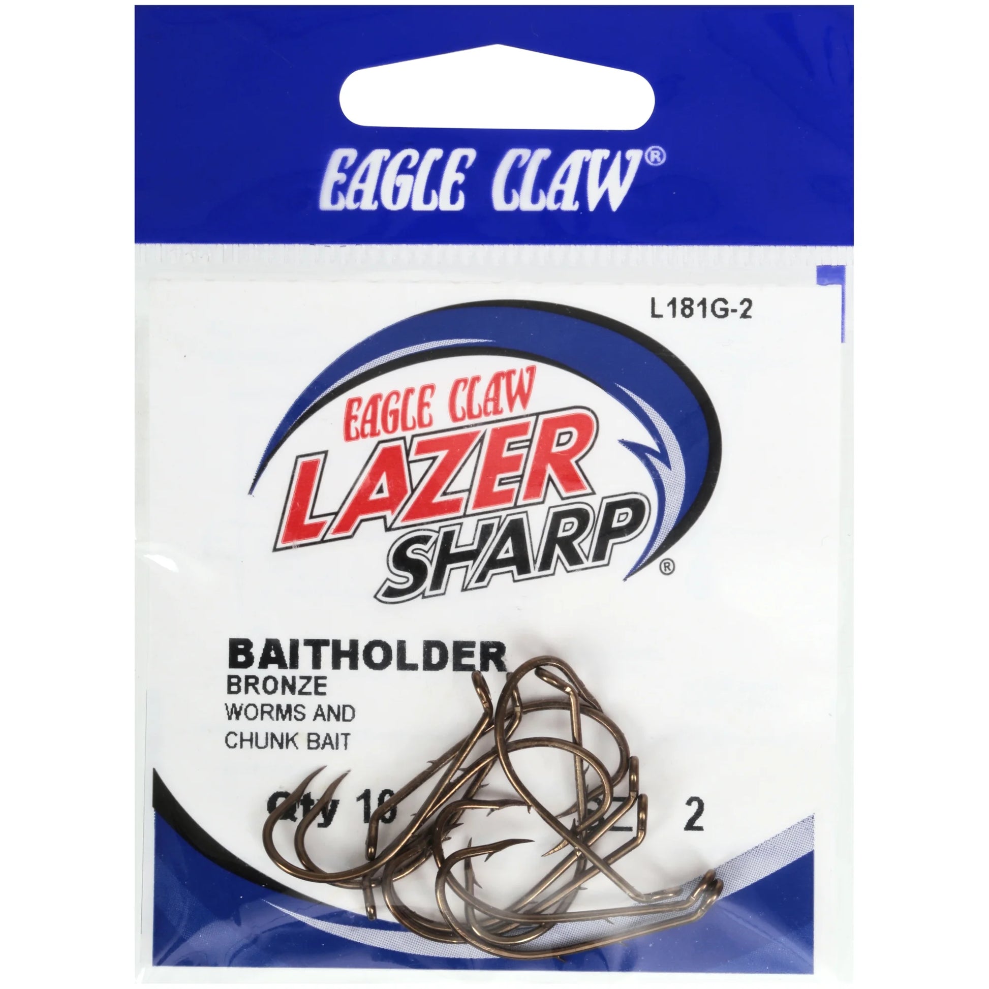 Eagle Claw Lazer Sharp L181G-2 Aberdeen Hook