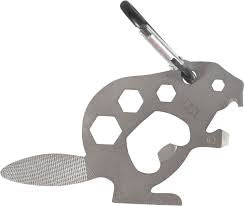 UTSI Beaver-shaped pocket multitool — compact EDC tool with screwdriver, bottle opener and wrench