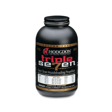 Hodgdon Triple Seven Muzzleloading Propellant Sulfur free FFG 1LB. Container