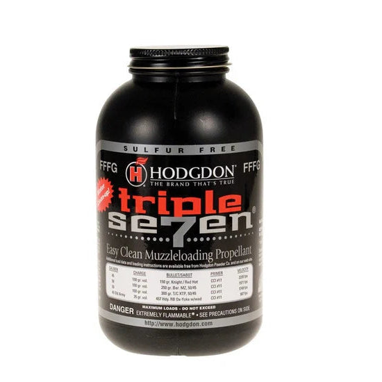 Hodgdon Triple Seven Muzzleloading Sulphur Free Propellant FFFG 1LB. Container