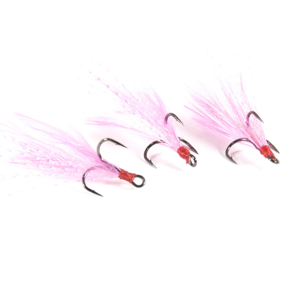 Clam Feathered Gaff Trebles #10