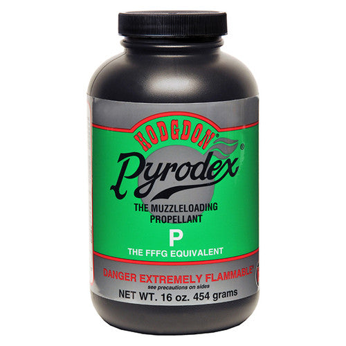 Hodgdon Pyrodex Muzzleloading Propellant FFFG P 16oz. Container