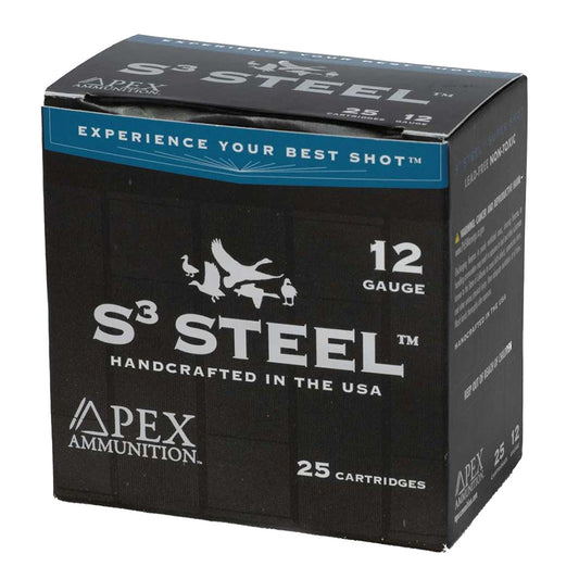 Apex Ammunition S3 Steel 12ga 3” 1 1/4oz. 1450FPS #4