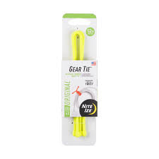 Nite Ize Gear Tie – Yellow (2 Pack)