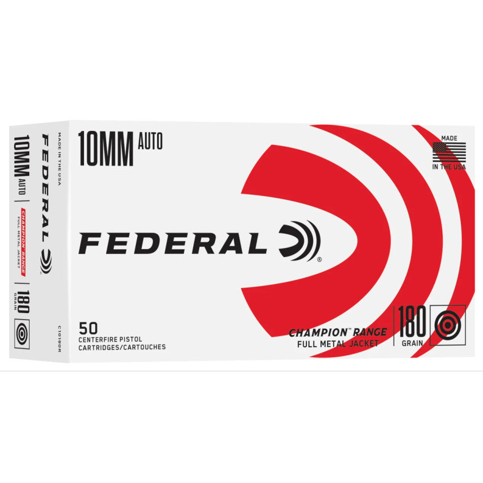 Federal Champion Range 10mm 180gr FMJ