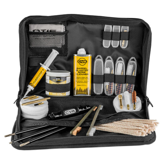 CVA Elite Muzzleloader Range and Cleaning Kit — complete maintenance and accuracy kit for inline muzzleloaders