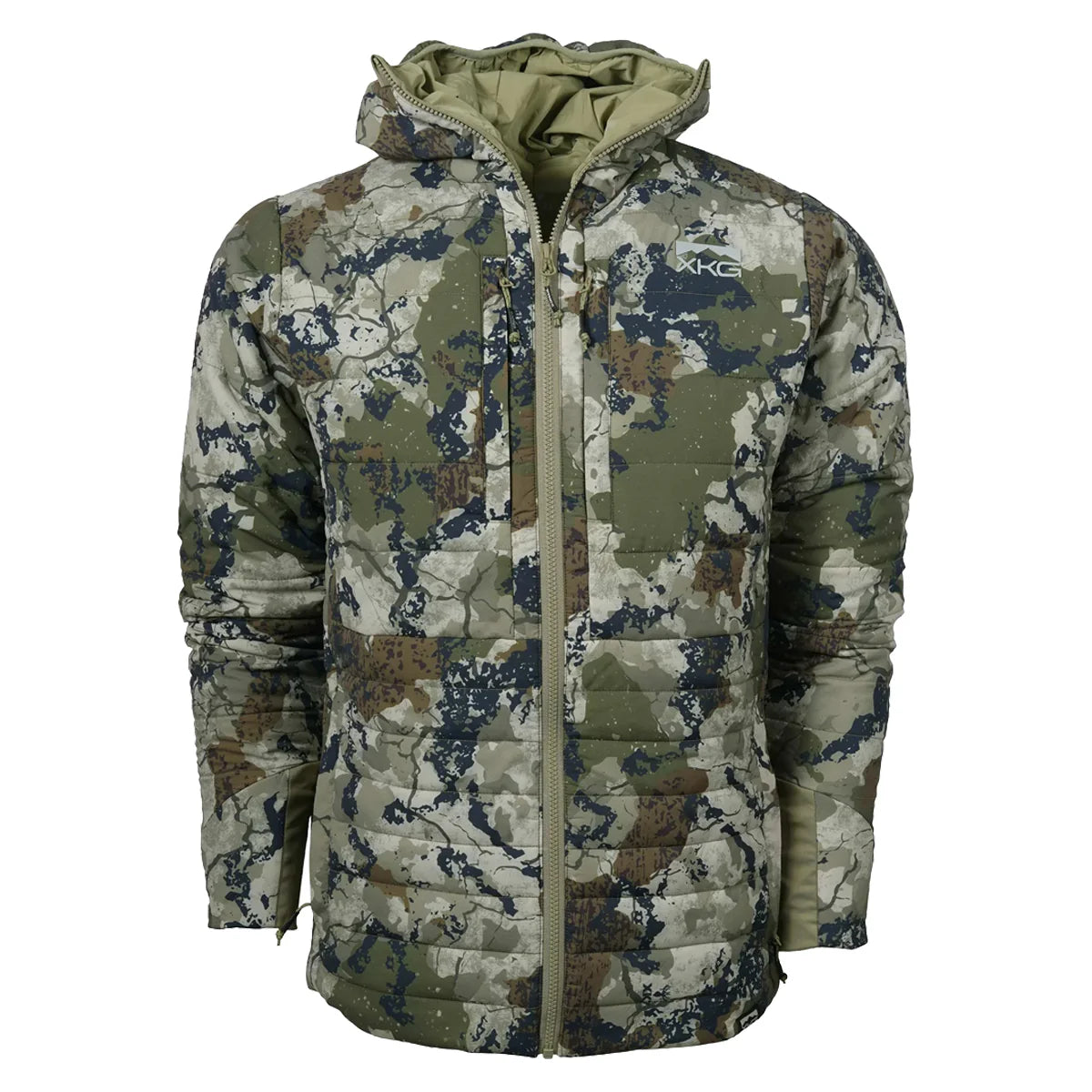 Kings Camo Transition Flex Hoodie — 4-way stretch camo midlayer hunting hoodie for Colorado elk and deer season, sizes XL and XXL