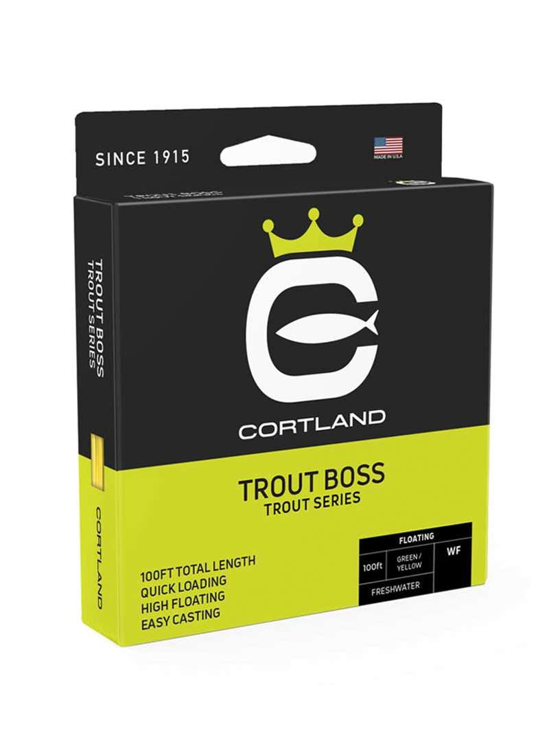 Cortland Trout Boss weight-forward fly line spool for Colorado trout fishing