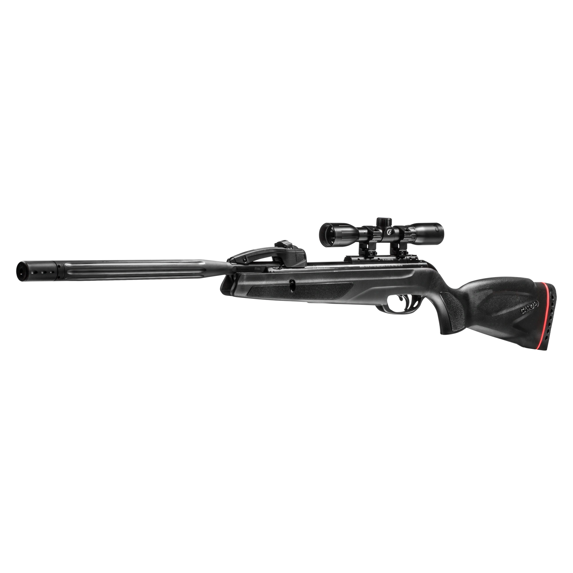 Gamo Swarm Whisper 10x .22 caliber break-barrel air rifle with 10-shot rotary magazine and noise dampening system