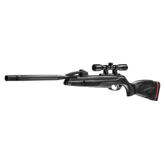 Gamo Swarm Whisper 10x .22 caliber break-barrel air rifle with 10-shot rotary magazine and noise dampening system