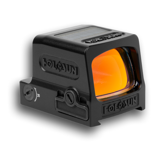 Holosun HE509T Green Dot Sight — Enclosed Emitter Pistol Optic with Solar Failsafe Technology