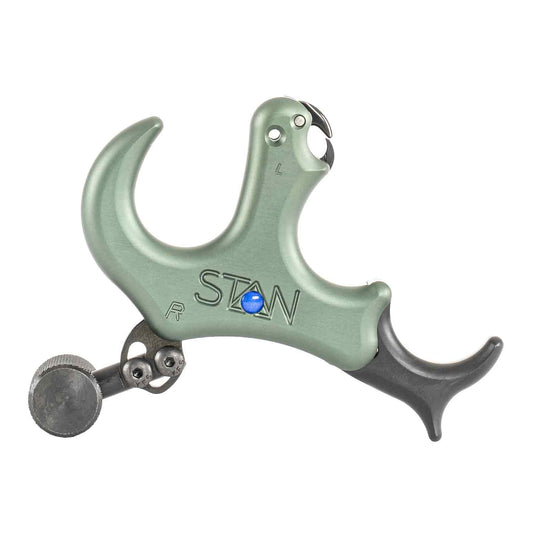 Stan Onnex resistance thumb trigger release for compound bows, available in medium and large