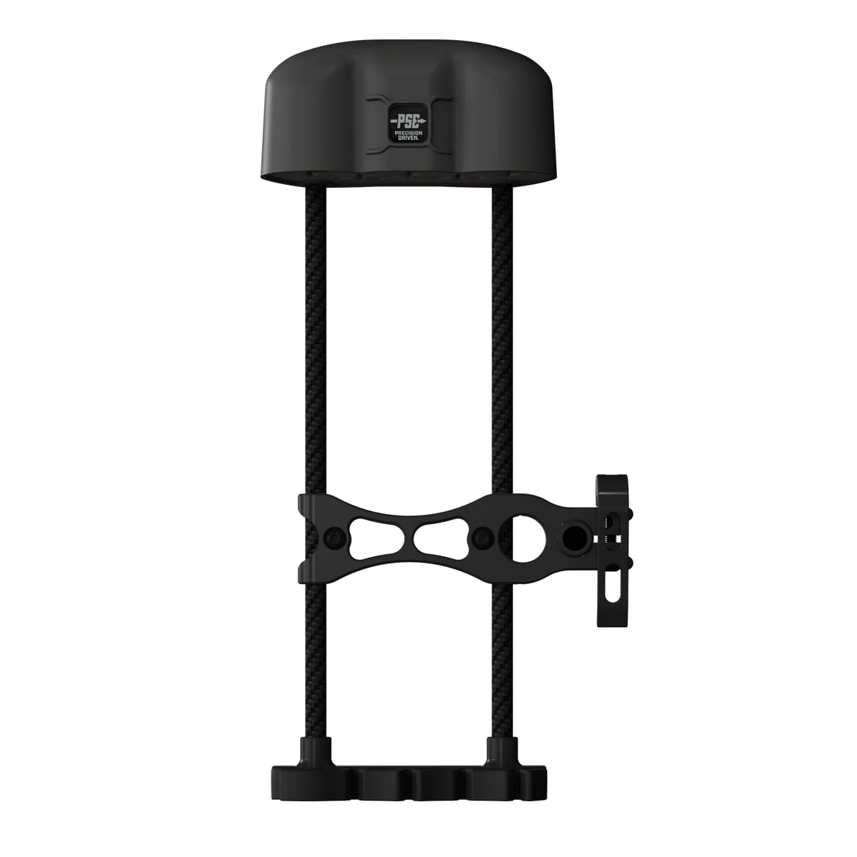 PSE Bow Quiver in Black — bow-mounted arrow quiver for bowhunting, available at Glenwood Springs Outdoors