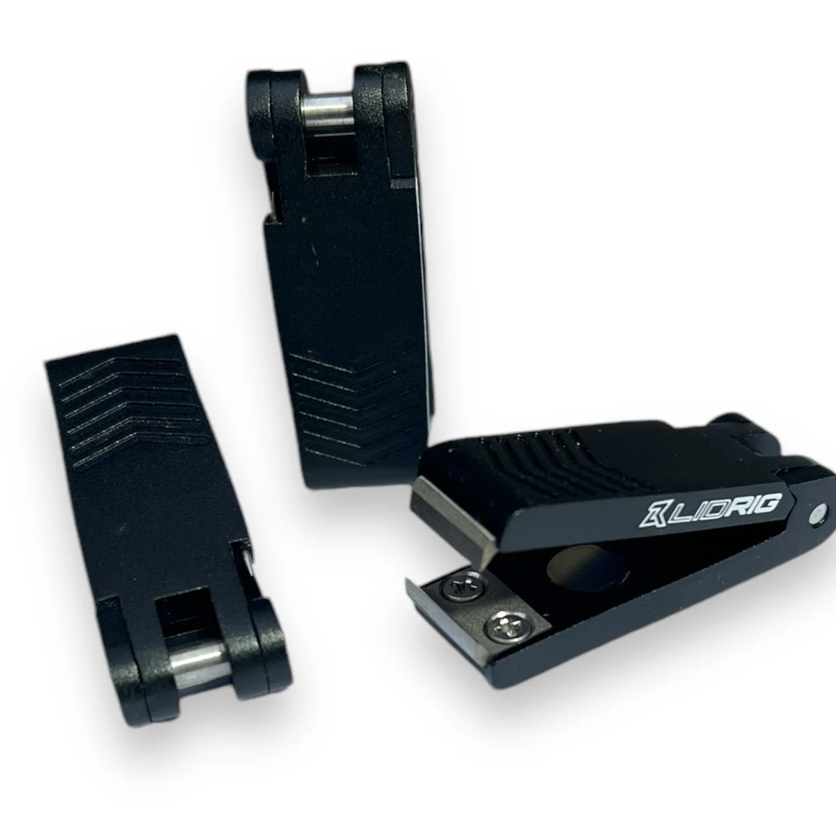 Lid Rig Nippers in Black — premium fly fishing nippers for tippet and leader cutting, available at Glenwood Springs Outdoors
