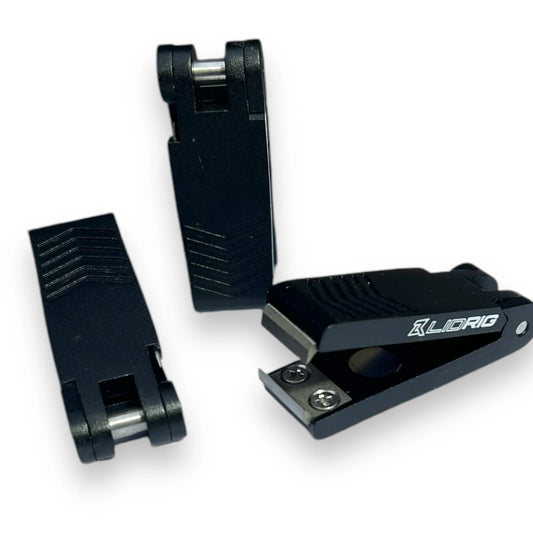 Lid Rig Nippers in Black — premium fly fishing nippers for tippet and leader cutting, available at Glenwood Springs Outdoors