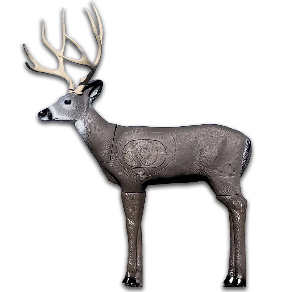 Delta McKenzie 1/3 Size Mule Deer 3D archery target — compact realistic mule deer target for bowhunting practice, available at Glenwood Springs Outdoors