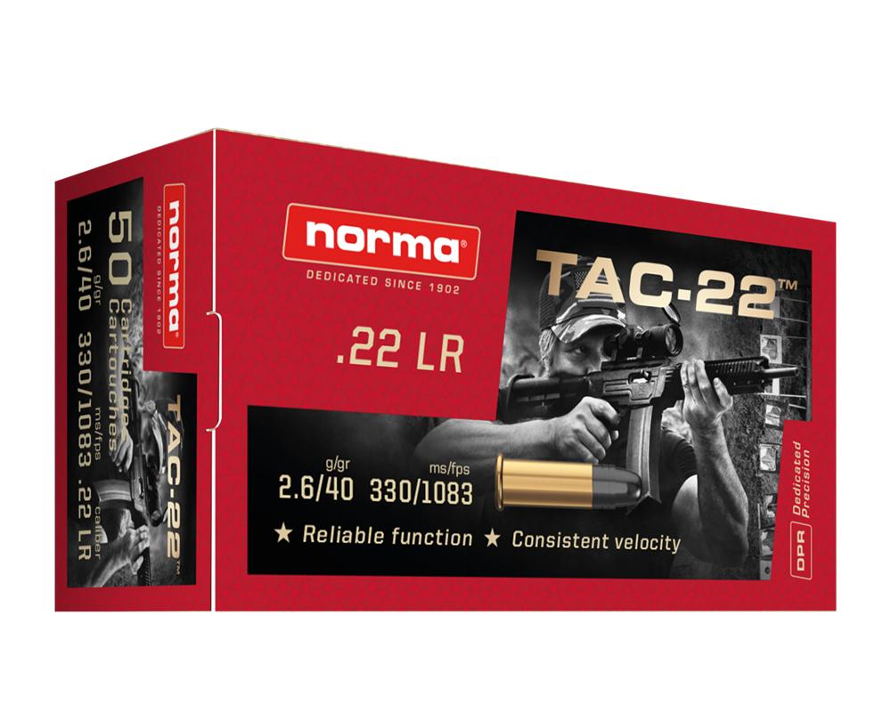 Norma Tac-22 40gr .22LR 500rds
