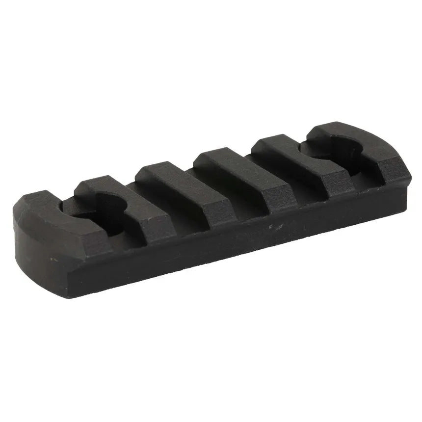 KDG 5-Slot M-LOK Picatinny Rail — low-profile machined aluminum rail section for M-LOK handguards, compatible with bipods, lights, and grips