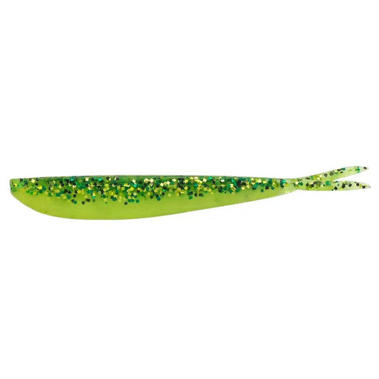 Lunker City Fin-S Fish 10 inch soft plastic fork-tail minnow trophy big-bait for bass, pike, and muskie fishing