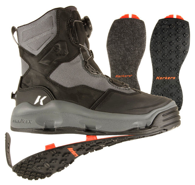 Mens Korkers Darkhourse Wading Boots Glenwood Springs Outdoors
