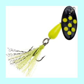 Panther Martin 2-pmggf-Bach 1/16 oz Dressed Black/Chartreuse