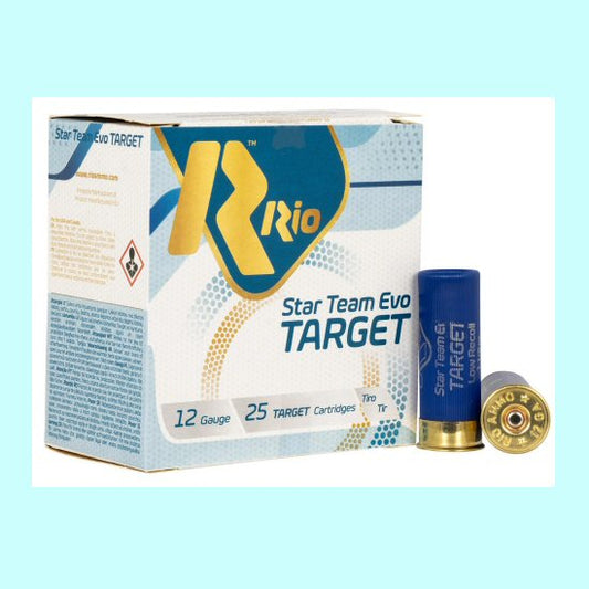 Rio Star Team EVO Target 12 Gauge 2 3/4″ (1 oz, 1200 fps, #8 Shot)