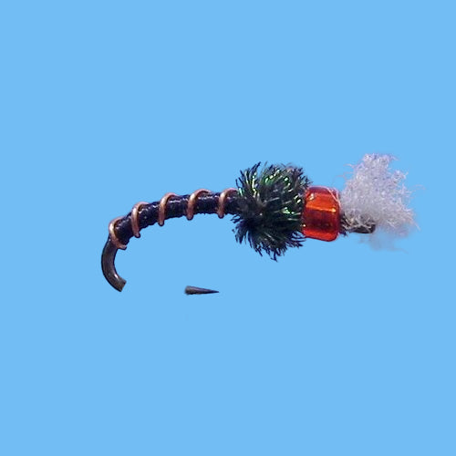 Rojo Midge - Black/red bead - Midge Fly Pattern | Glenwood Springs Outdoors