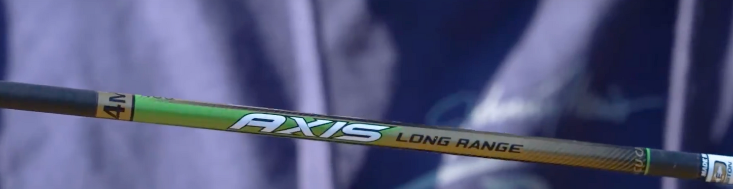 Easton Axis 5mm Match Grade Fletched Arrows w/HIT Inserts and Collars 6pack