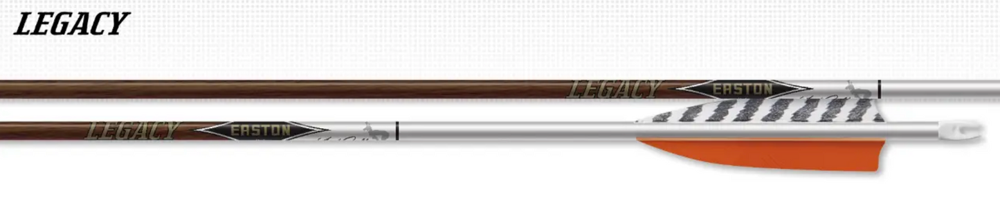 Easton 5mm Fred Eichler Edition Carbon Legacy Fletched Arrows 6pack