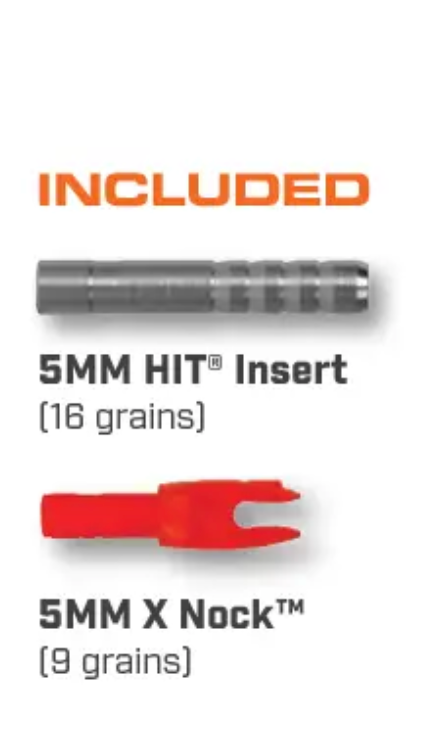 Easton 5mm Fred Eichler Edition Carbon Legacy Fletched Arrows 6pack