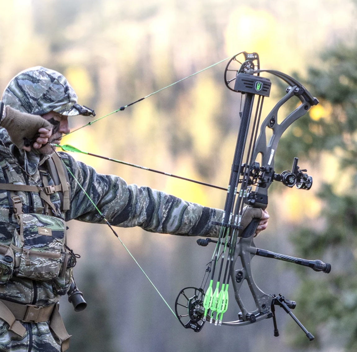 Elk Riser Hoyt Carbon RX-9 Ultra Compound Bow 2025 — 340 FPS, HBX Gen 4 Cam ...