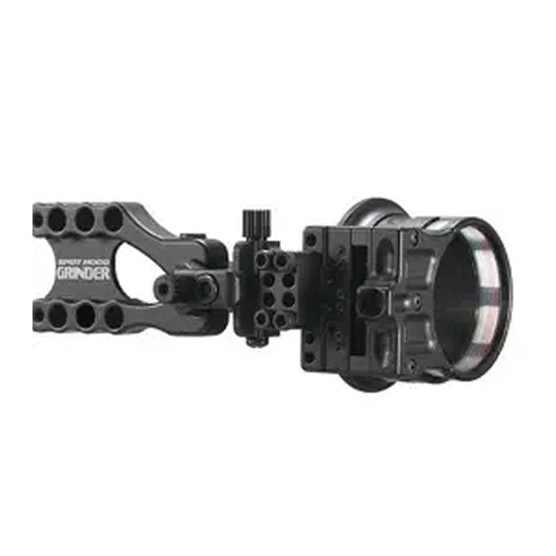Spot Hogg Grinder 5-pin fixed pin bow sight — machined aluminum bowhunting sight for elk and mule deer, available at Glenwood Springs Outdoors