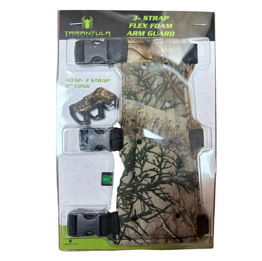 Tarantula 3-strap flex foam arm guard