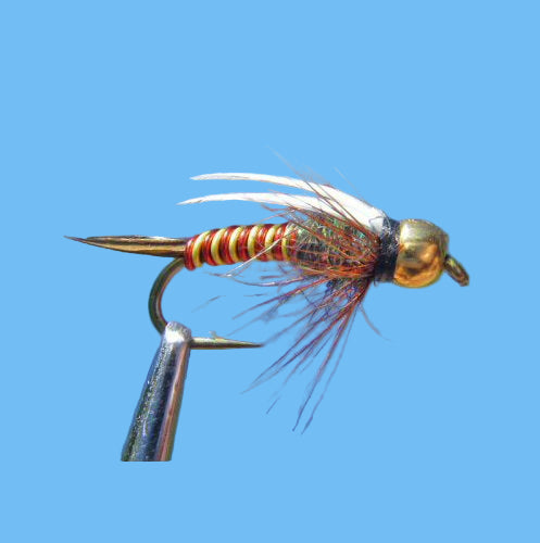 Tungsten Hotwire Prince - Red/Yellow - Beadhead Nymph | Glenwood ...