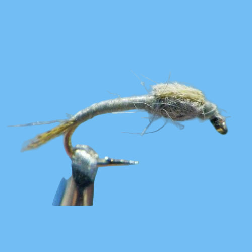 Grey Nymph Pattern WD 40 - Grey - Emerger Fly Pattern | Glenwood Springs Outdoors