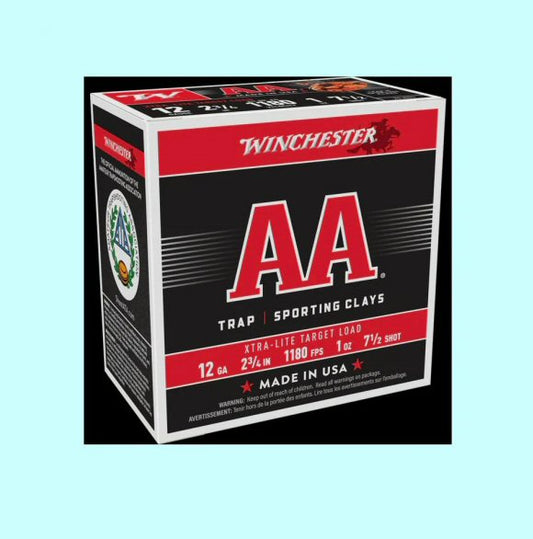 Winchester AA Xtra-Lite 12ga Target Load 1oz. 8# 1180FPS