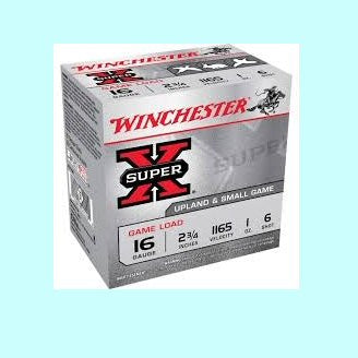 Winchester Super X Upland 16GA 2 3/4 1165FPS 1OZ #6