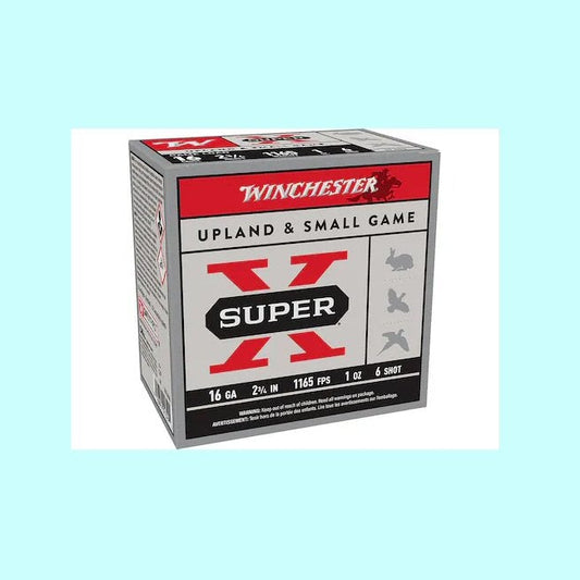 Winchester Super X 16 Gauge 2-3/4” 1295 1-1/8oz 6 shot 25 rounds